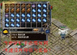 传奇SF新手必看如何快速提升等级与装备? 传奇SF新手必看如何快速提升等级与装备?