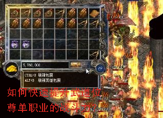 如何快速提升武道位尊单职业的战斗力? 如何快速提升武道位尊单职业的战斗力?