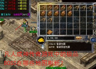 ���˳�������Ϸ�еļ�ƷBOSS����Щ��ͼˢ�£�