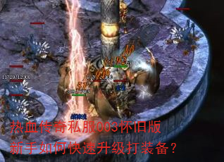 热血传奇私服003怀旧版新手如何快速升级打装备? 热血传奇私服003怀旧版新手如何快速升级打装备?