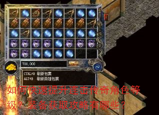 如何快速提升连击传奇角色等级?装备获取攻略有哪些? 如何快速提升连击传奇角色等级?装备获取攻略有哪些?