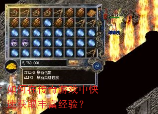 ����ڴ�����Ϸ�п��ٻ�ȡ�ḻ���飿