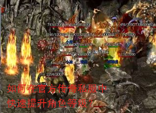 如何在官方传奇私服中快速提升角色等级? 如何在官方传奇私服中快速提升角色等级?