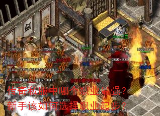 传奇私服中哪个职业最强?新手该如何选择职业起步? 传奇私服中哪个职业最强?新手该如何选择职业起步?