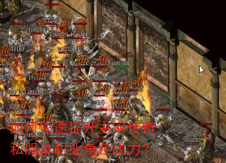 如何快速提升主宰传奇私服单职业角色战力? 如何快速提升主宰传奇私服单职业角色战力?